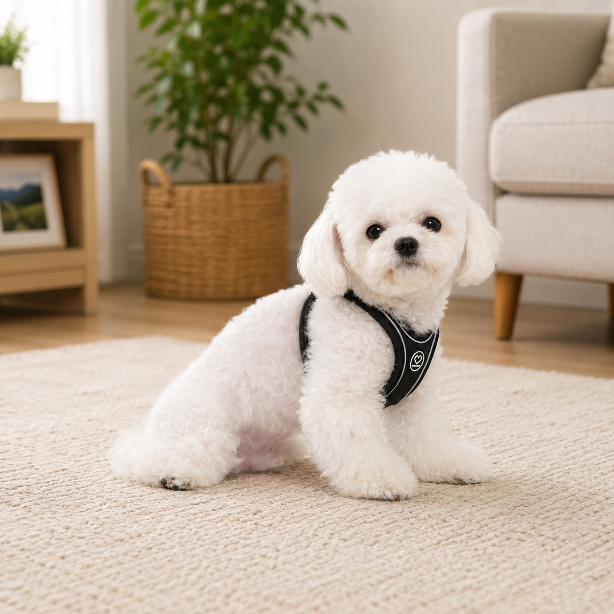 Tailvia Dog Harness with Handle, Even Weight Distribution