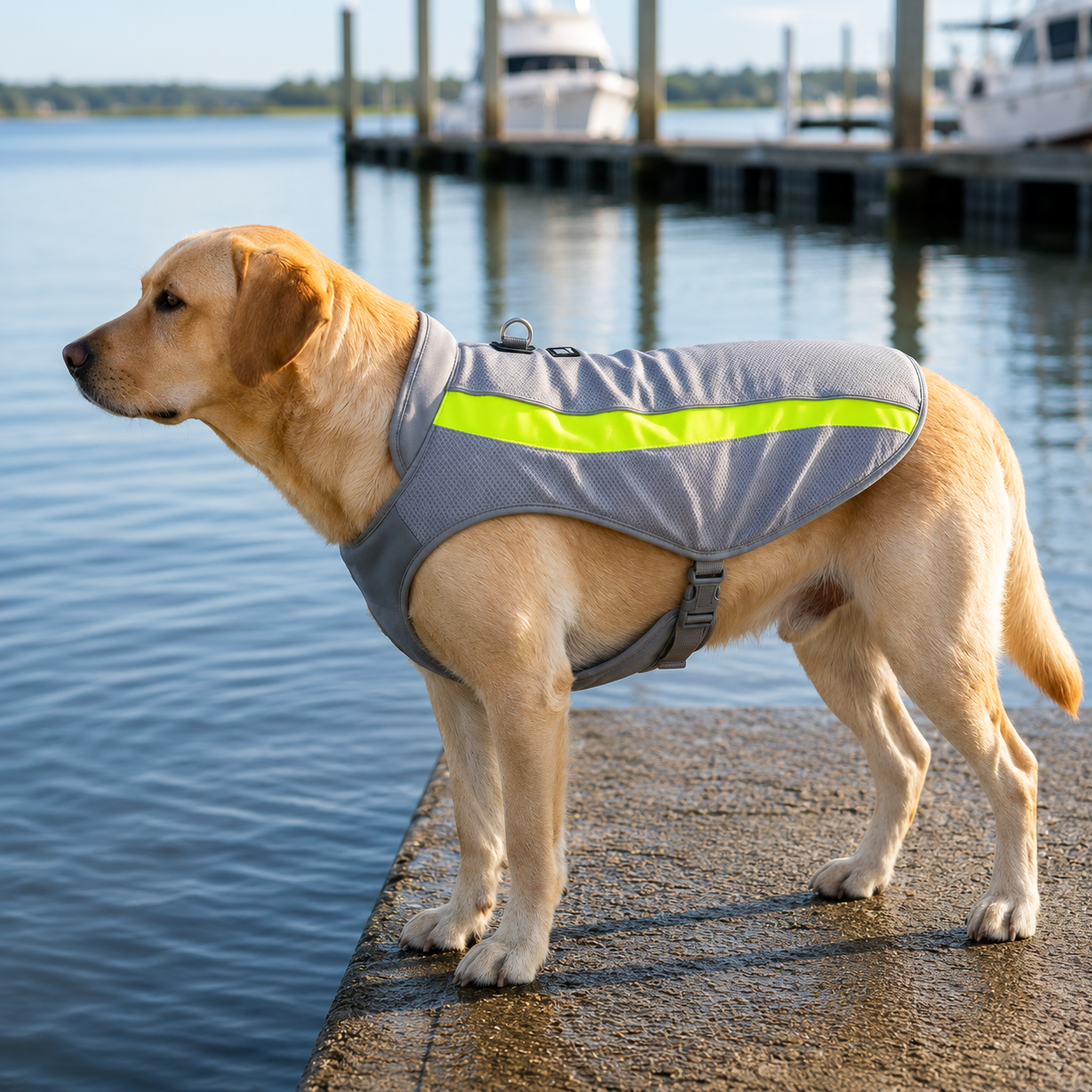 Tailvia Dog Cooling Vest, Evaporative Mesh Fabric