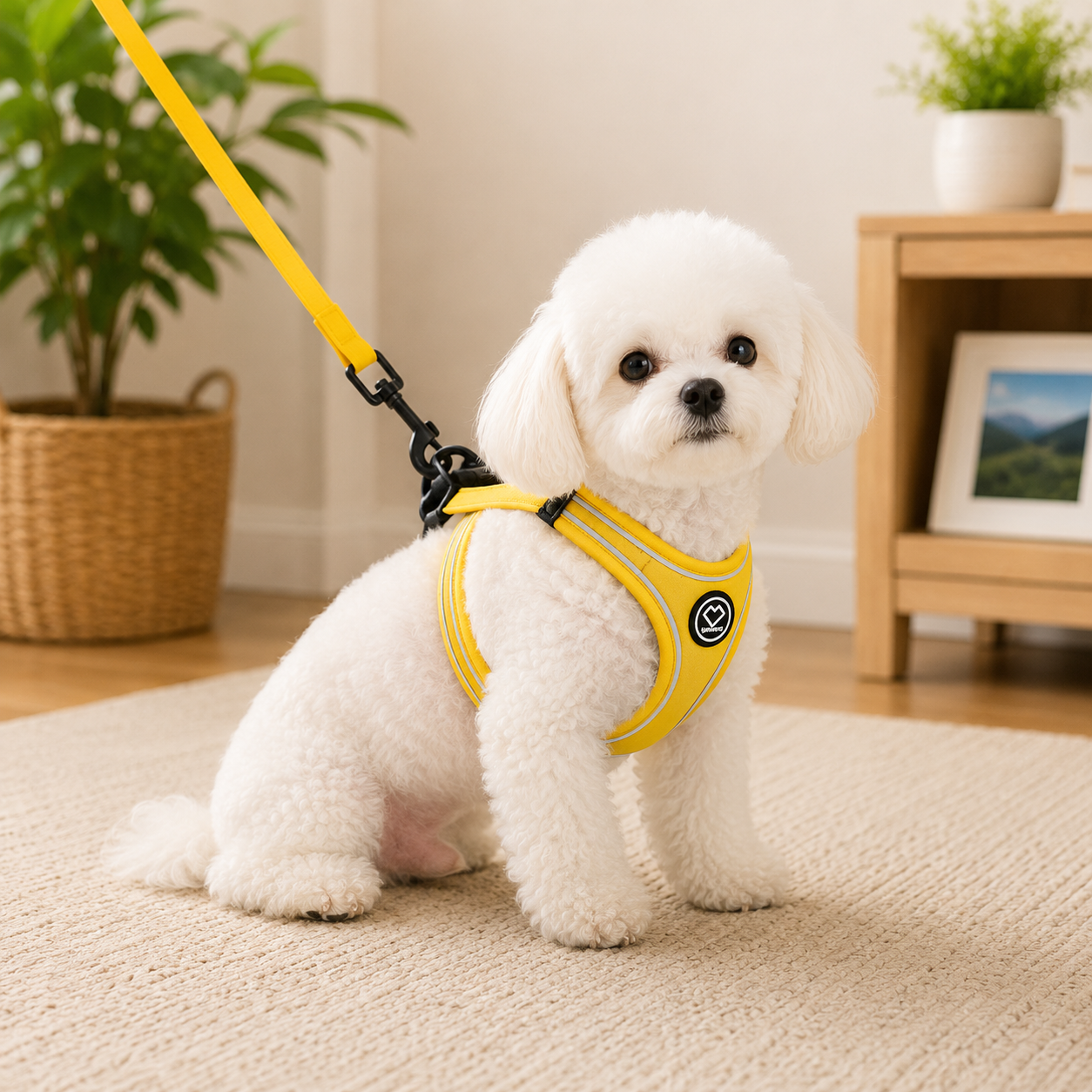 Tailvia Dog Harness with Handle, Even Weight Distribution
