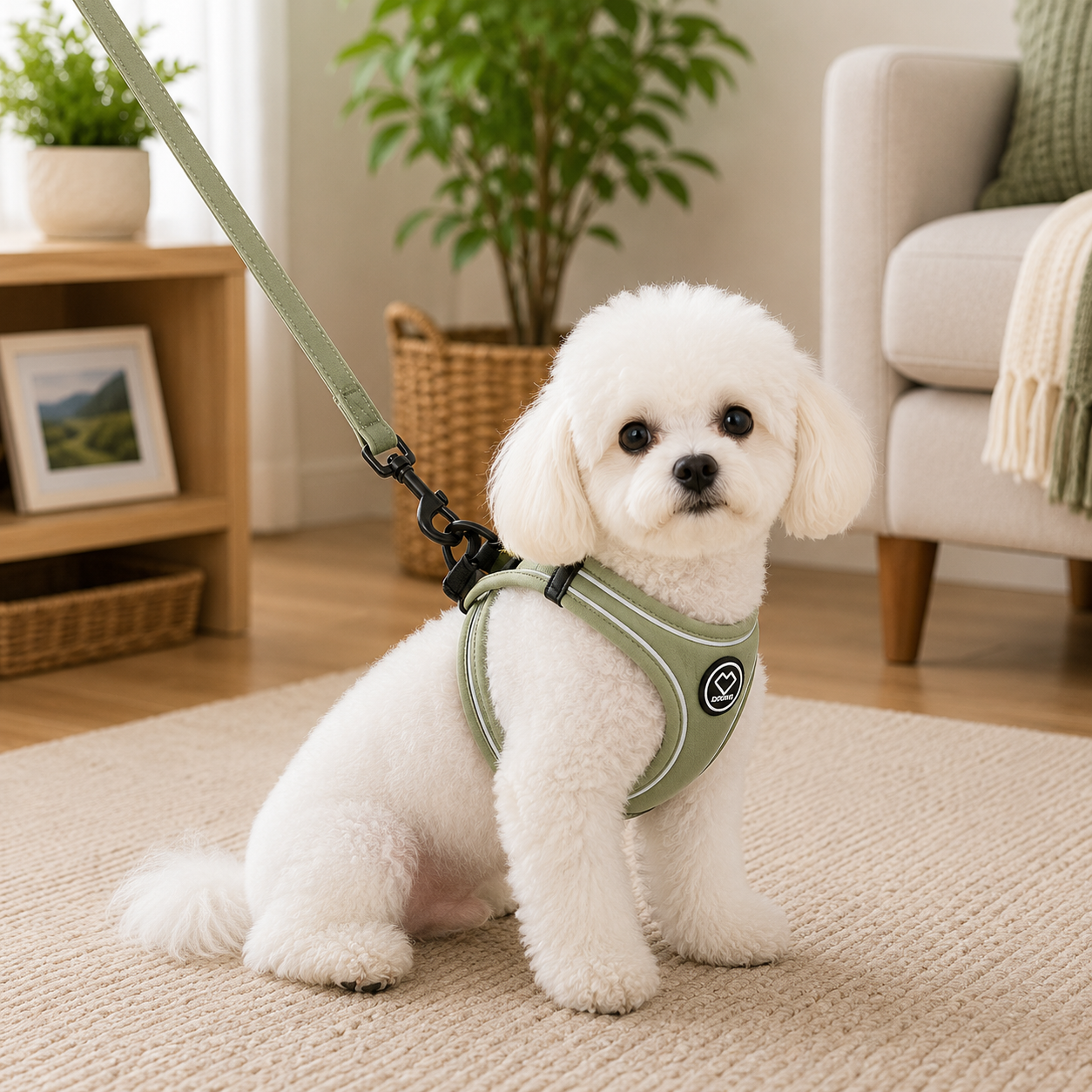 Tailvia Dog Harness with Handle, Even Weight Distribution