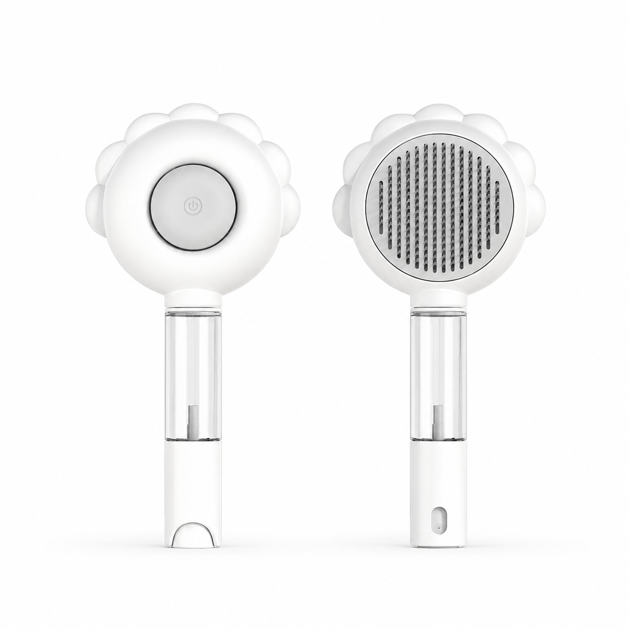 Tailvia Self-Cleaning Pet Grooming Brush with Spray