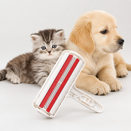Tailvia Self-Cleaning Pet Hair Roller for Furniture and Clothing
