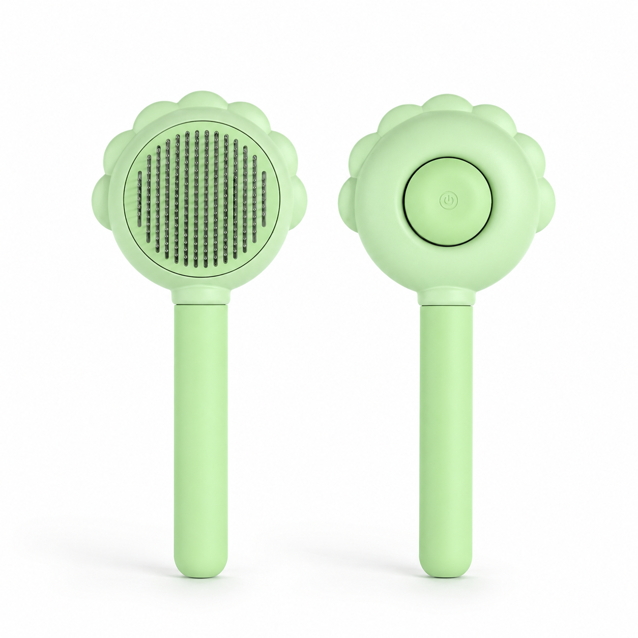 Tailvia Self-Cleaning Pet Grooming Brush with Spray