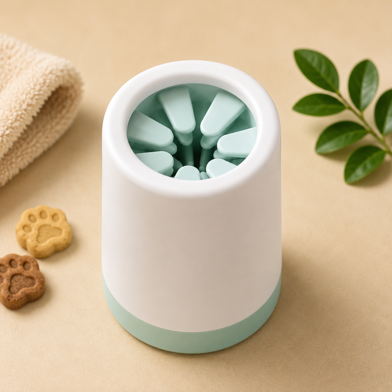 Tailvia Dog Paw Washer with Soft Silicone Bristles