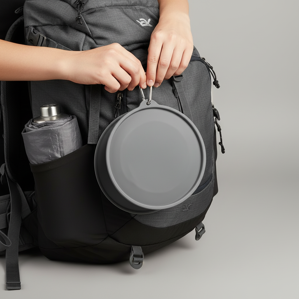 Travel Buddy | Slow Feeder Dog Bowl with Adjustable Depth & Non-Skid Base | Perfect for Convenient Pet Feeding on the Go 6